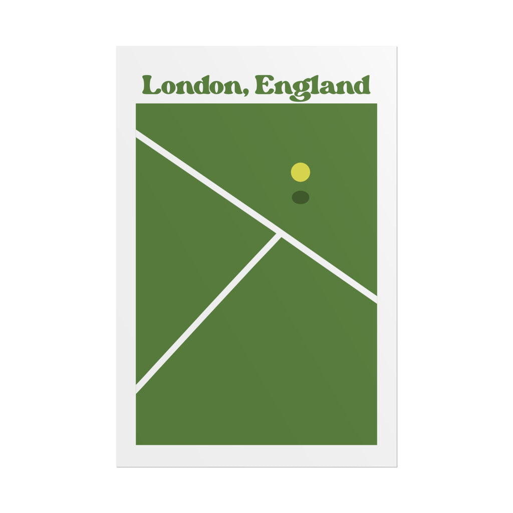 England Baseline Print