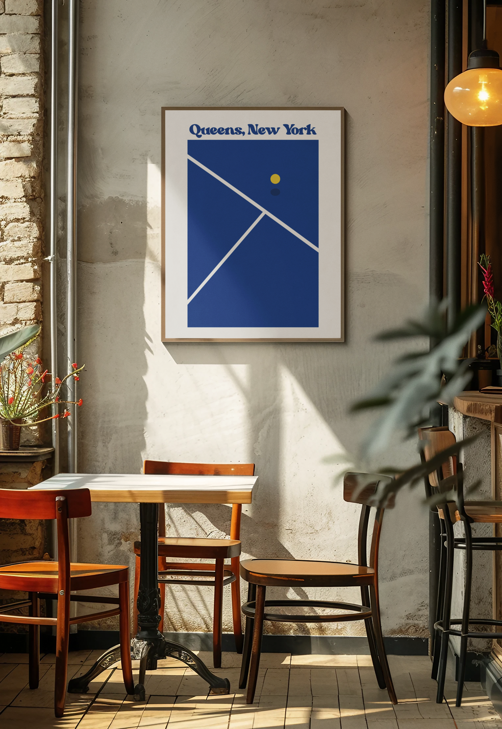 New York Baseline Print