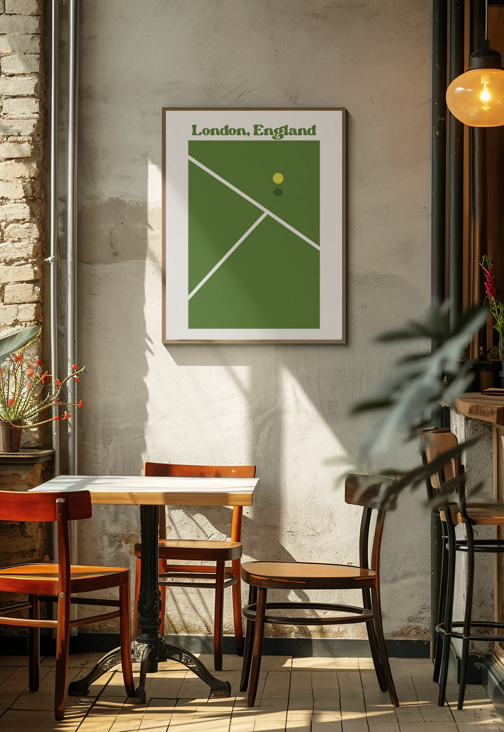 England Baseline Print