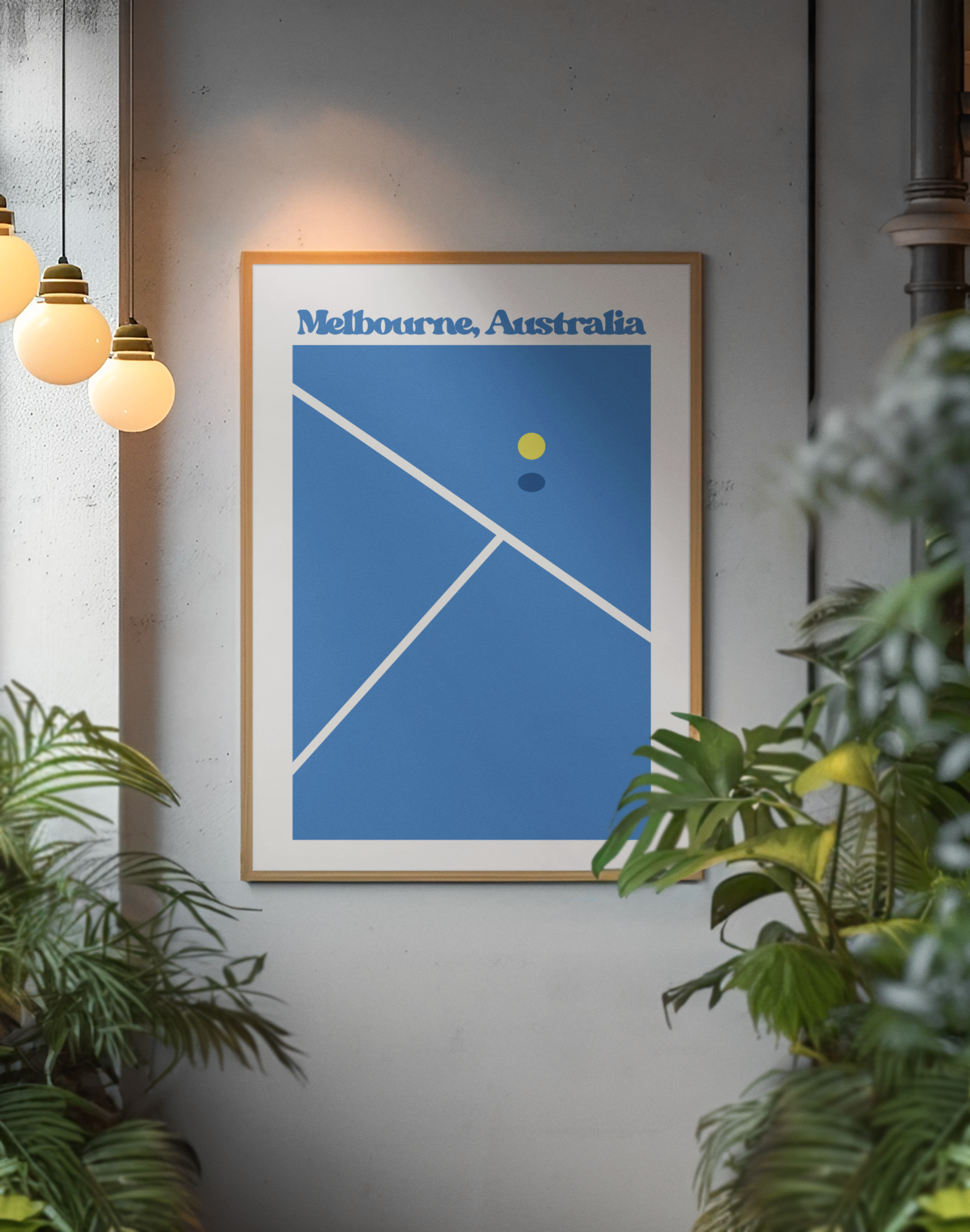 Australia Baseline Print
