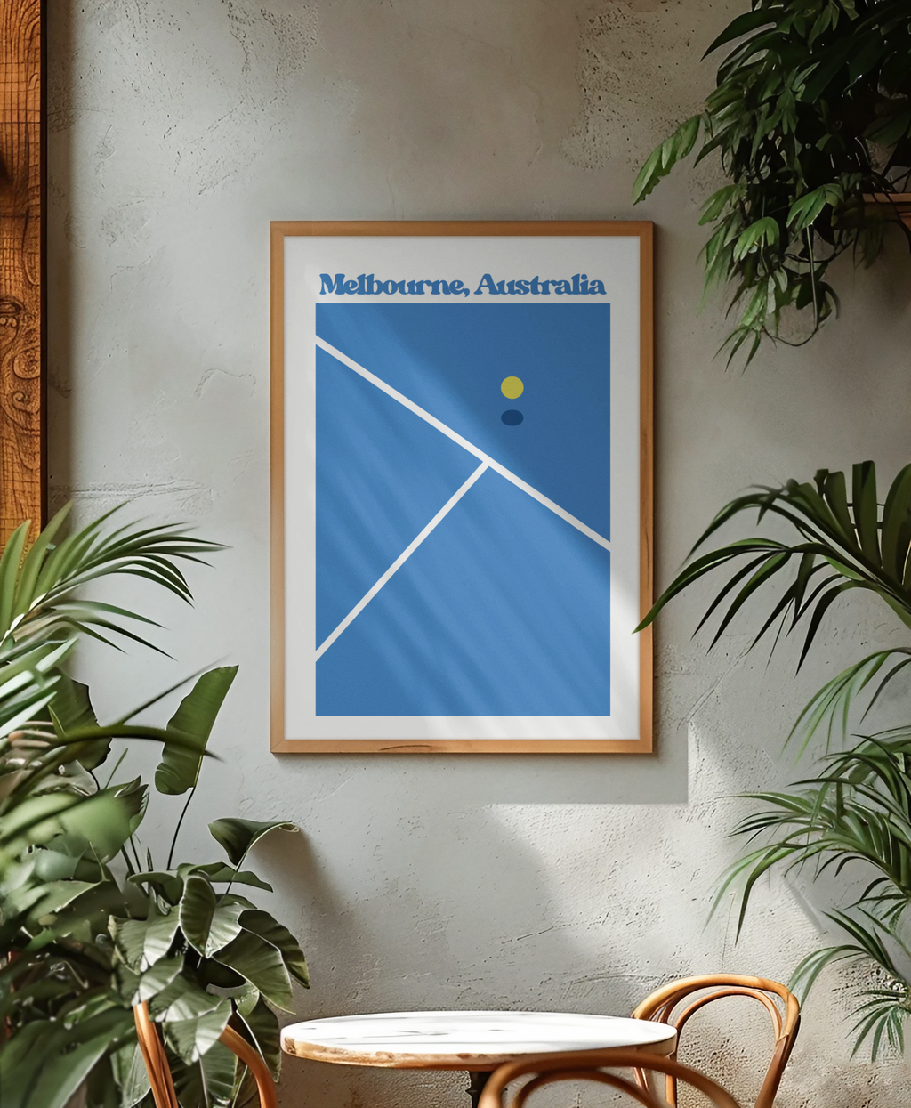Australia Baseline Print