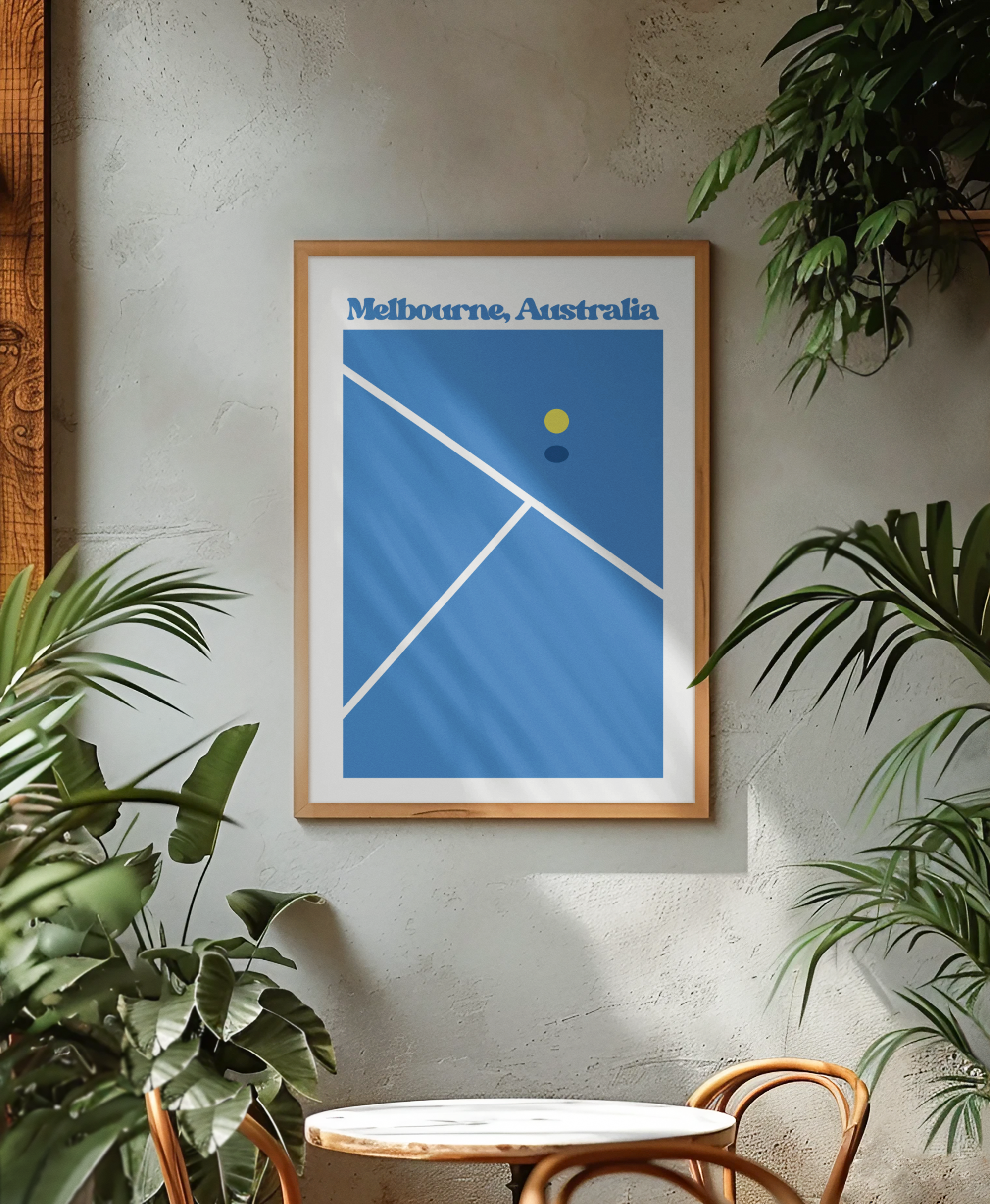 Australia Baseline Print