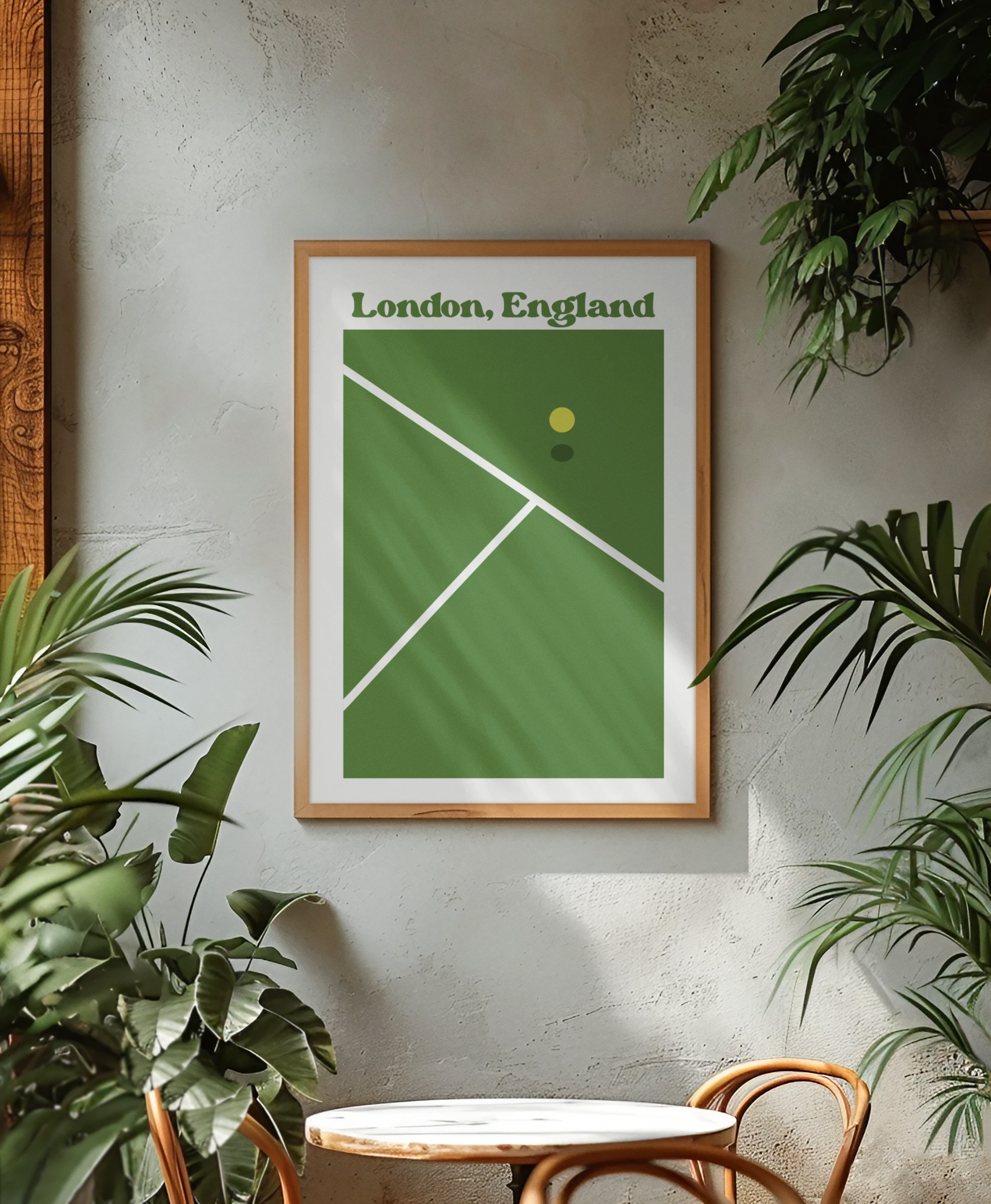 England Baseline Print